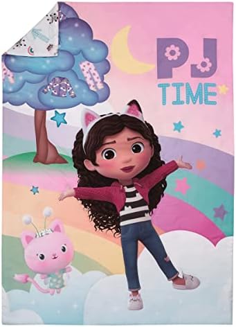 NoJo DreamWorks Gabbys Dollhouse Rainbow PJ 4 Piece Set