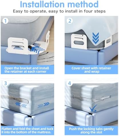 Heavy Duty Bed Sheet Holder for All Mattress Sizes