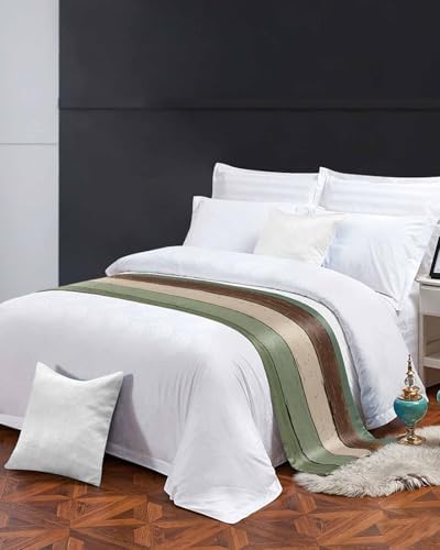 Litter Star Twin Bed Runner Ombre Brown Green