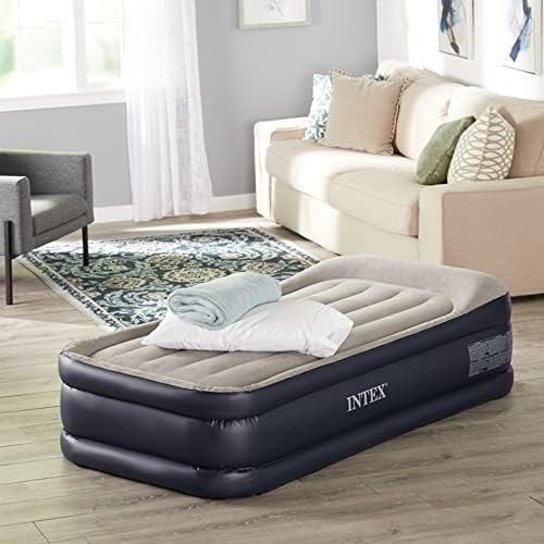 Intex Pillow Dura-Beam Raised Airbed with Pump
