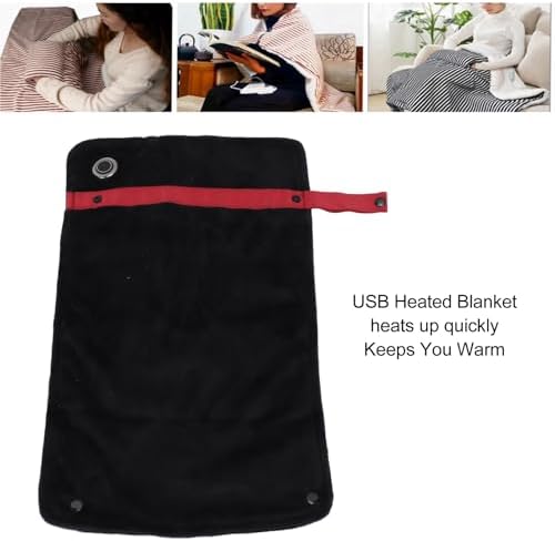 HUONIU USB Heated Blanket with Temperature Control 1