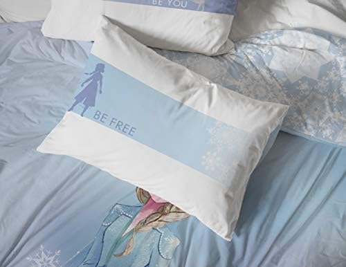 Disney Frozen 2 Elsa 7-Piece Bed Set - Reversible Comforter Sheets