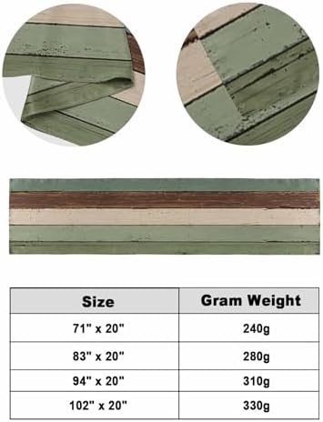 Litter Star Twin Bed Runner Ombre Brown Green