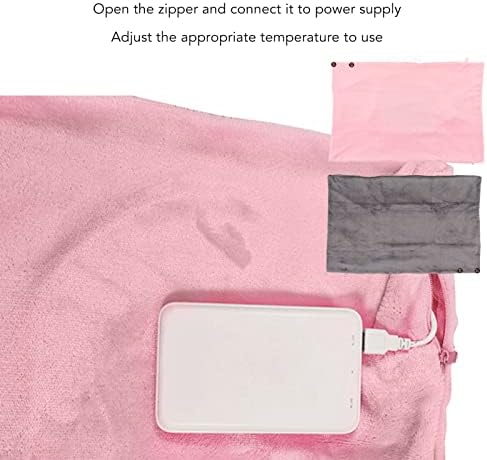 Luqeeg Comfortable Electric Heated Shawl with 3 Gears and USB Power