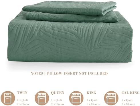 Exclusivo Mezcla King Size Quilt Bedding Set