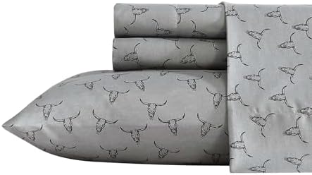 Wrangler Steer Skulls Grey Full Sheet Set