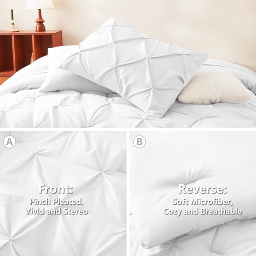 CozyLux Twin Bed in a Bag Set 5 Pieces Comforter