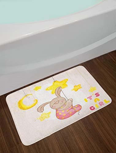 Ambesonne Moon Bath Mat Plush Non-Slip