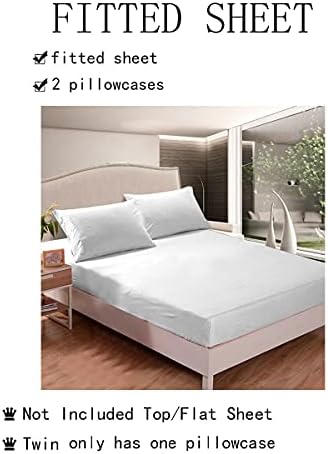 Erosebridal Carousel Fitted Sheet Twin Set