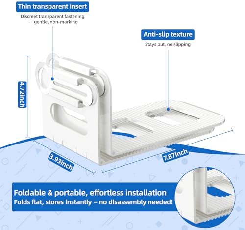Bed Sheet Holder with Clip Universal Fit 4-Pack White