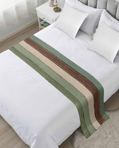 Litter Star Twin Bed Runner Ombre Brown Green