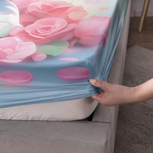 AILONEN Sea Turtle Sheet Set Twin XL Cute Kawaii Bedding