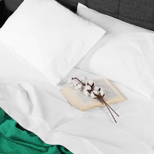 Superior Organic Cotton Deep Pocket Fitted Sheet White
