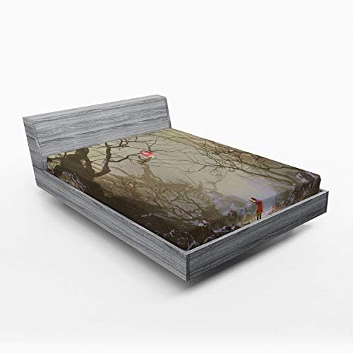 Ambesonne Fantasy Fitted Sheet - California King