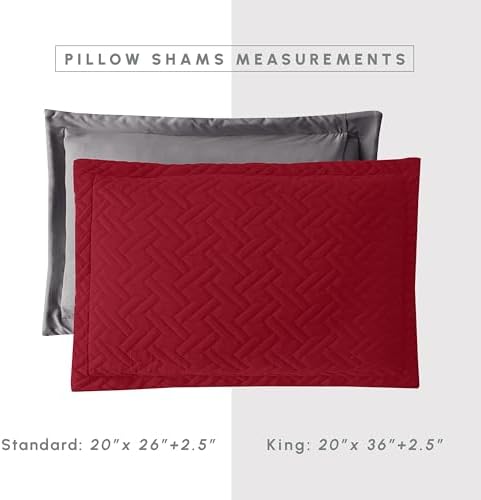 Elegant Comfort Reversible Quilt Set - Queen 3-Piece with Pillow Shams