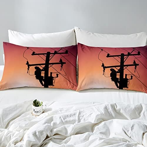 Erosebridal Boys Lineman Sheet Set Twin Size