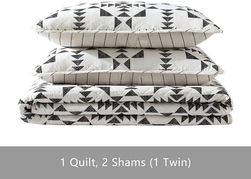 Eddie Bauer Queen Quilt Set 3 pcs Arrowhead Charcoal