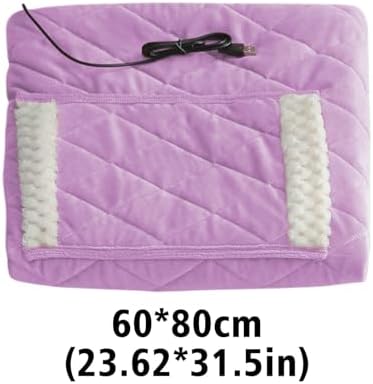 Portable USB Heated Lap Blanket Cozy Fleece Warm
