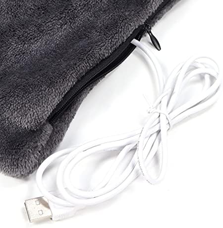 Warm Blankets Portable Heated Shawl with Button Design
