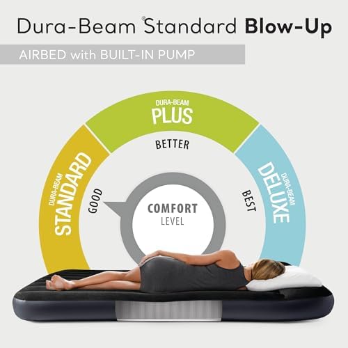 Intex Dura Beam Pillow Rest Air Mattress 3 Pack