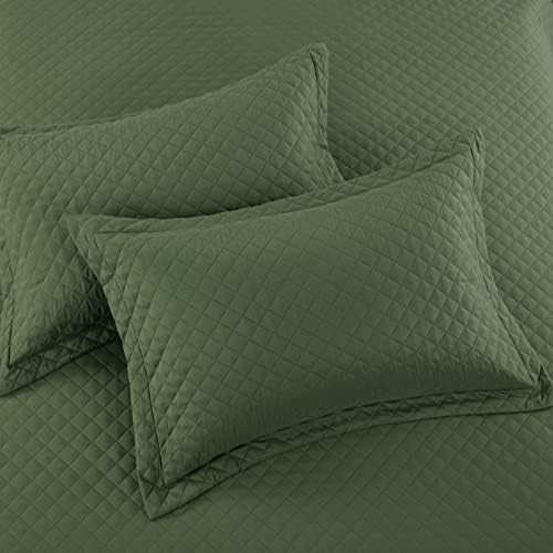 HOMBYS 3 Piece King Quilt Set Bedspread