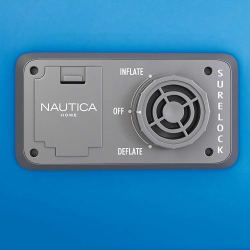 Nautica Home 16 Air Mattress with Pillow Top and Built-in Pump