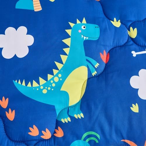 Wajade 7 Piece Dinosaur Comforter Set for Kids