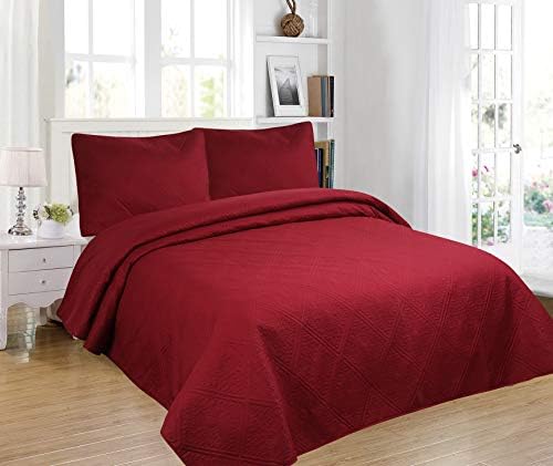 All American Collection 2pc Modern Bedspread Quilt Set