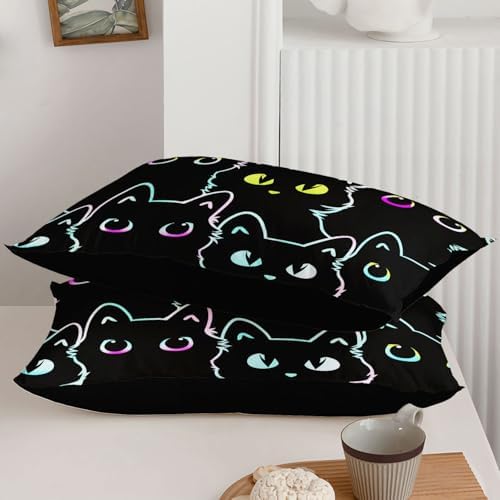 Axolotl Kids Cartoon Cat Comforter Set Twin Size 1