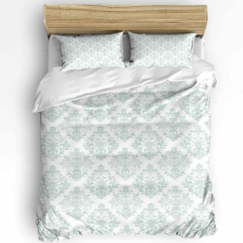 Boanket 3-Piece Queen Duvet Cover Set with Zipper and Pillowcases