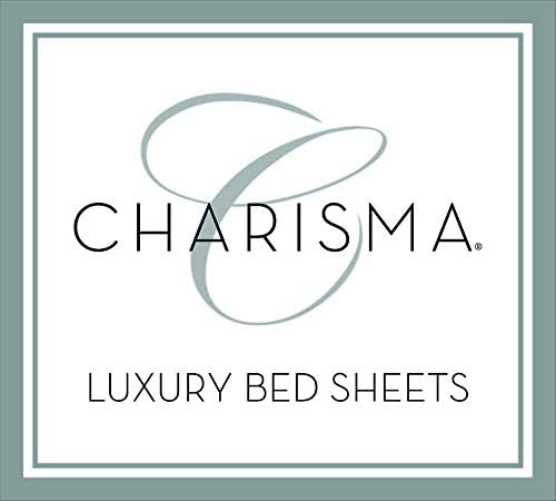 Charisma 310 Thread Count Cotton Sateen California King Sheet Set Almond Milk