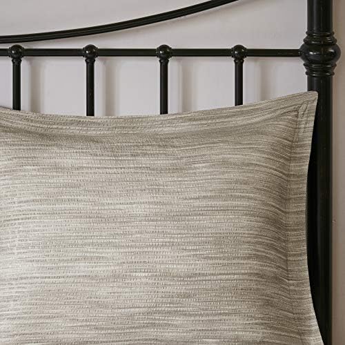 Madison Park Walter Seersucker Comforter Set Queen Size Taupe