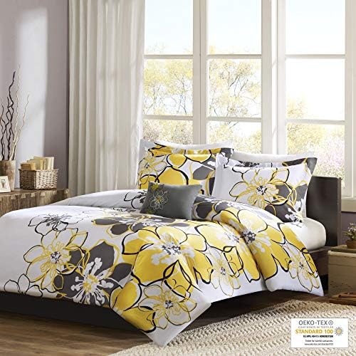 Mi Zone Allison Duvet Cover Set TwinTwin XL Yellow