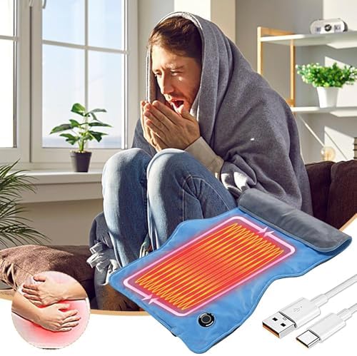 Libaroud USB Heated Blanket 18x236 Inch for Offices and Travel