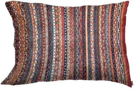 Retro Stripes Pillow Case Soft Breathable Queen Size 20x26 Inches 1