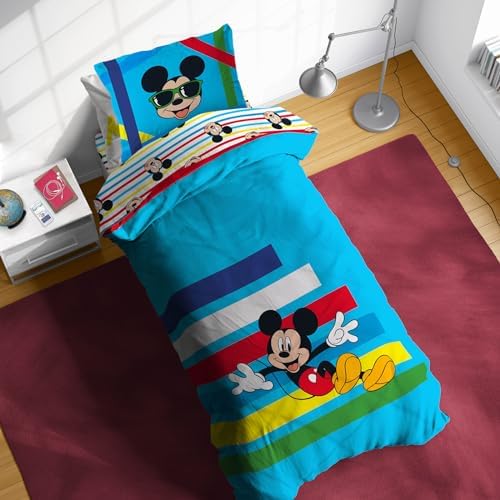 Sunny Side Up Disney Mickey Mouse Twin Comforter Set