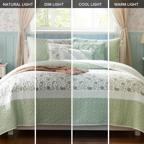 Madison Park Dawn 6 Piece Queen Cotton Coverlet Set