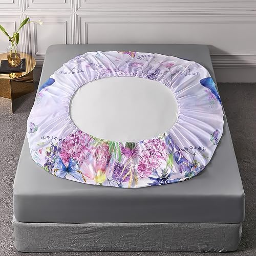 AILONEN Butterfly Fitted Sheet Set Twin XL Size
