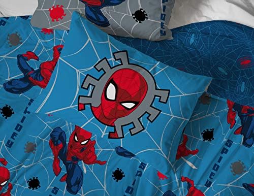 Jay Franco Marvel Spiderman Spidey Faces Comforter Set