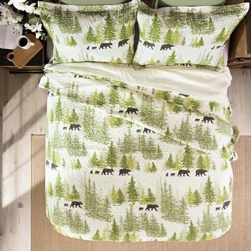 CARSTENS INC Rustic Cabin Quilt Set Twin