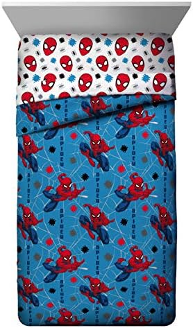 Jay Franco Marvel Spiderman Spidey Faces Comforter Set