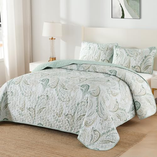 WONGS BEDDING Boho Quilt Set King Size 1