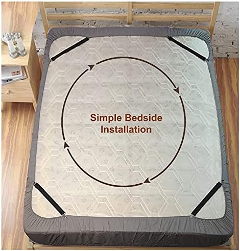 RayTour Sheet Straps Bed Sheet Keeper Holder Set of 4