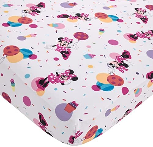 NoJo Disney Minnie Mouse Party Bed Set 4 Piece