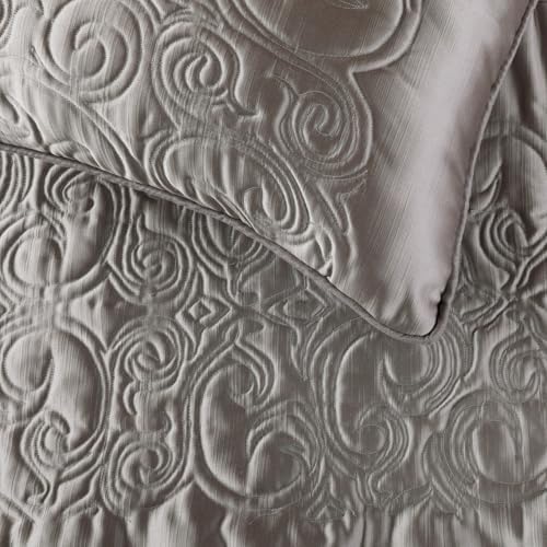The HomeCentric Handmade Silver Bed Runner Set