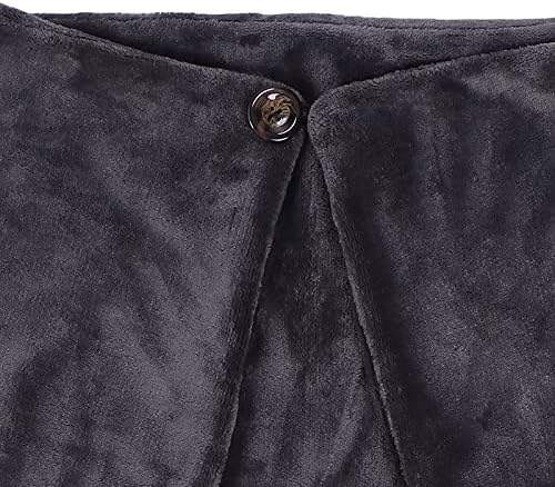 Warm Blankets Portable Heated Shawl with Button Design