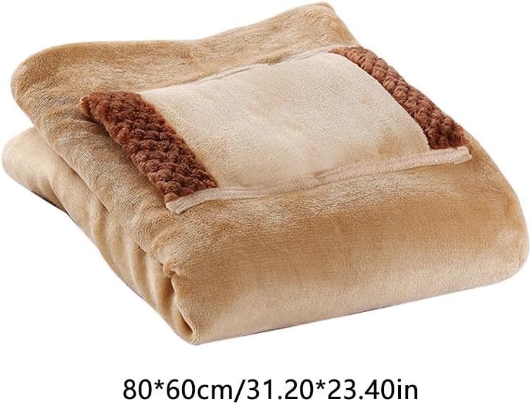 KITPIPI Electric Heated Blanket 31x24 USB Portable Cordless