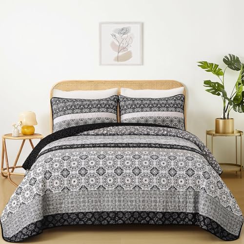 WONGS BEDDING Boho Quilt Set King