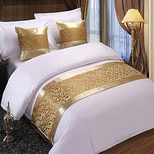 Twelve Champagne Bed Scarf Runner for 120cm Bed