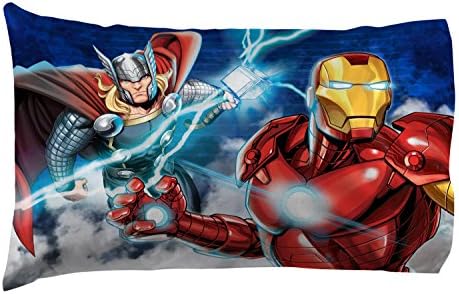 Jay Franco Marvel Avengers Blue Circle Comforter Set Twin